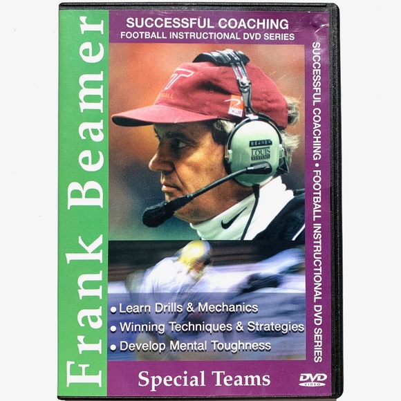 Successful Football Coaching: Frank Beamer - Special Teams DVD UPC 709629044586 - Picture 1 of 3